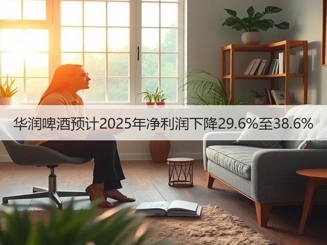 华润啤酒预计2025年净利润下降29.6%至38.6%(图4)