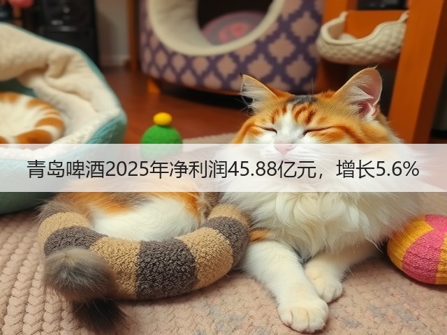 青岛啤酒2025年净利润45.88亿元,增长5.6%(图4) 青岛啤酒2025年净利润45.88亿元,增长5.6%(图4)