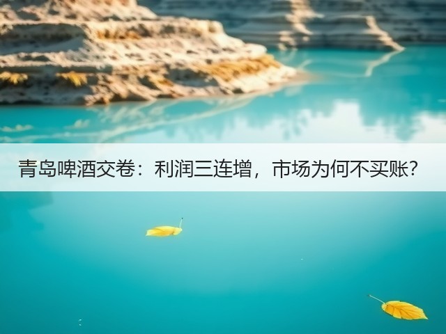 青岛啤酒交卷:利润三连增,市场为何不买账?(图6) 青岛啤酒交卷:利润三连增,市场为何不买账?(图6)