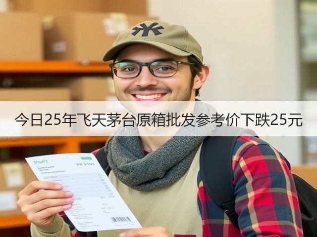 今日25年飞天茅台原箱批发参考价下跌25元(图5)