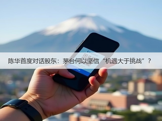 陈华首度对话股东：茅台何以坚信“机遇大于挑战”？(图2)