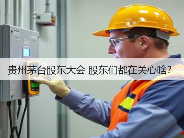 贵州茅台股东大会 股东们都在关心啥?(图1) 贵州茅台股东大会 股东们都在关心啥?(图1)