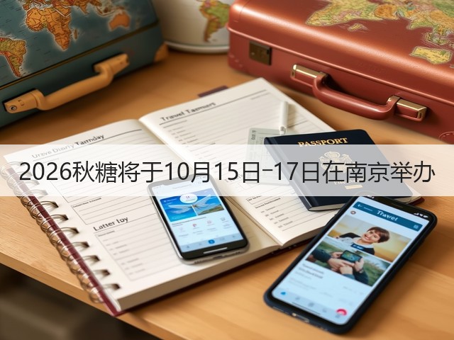 2026秋糖将于10月15日―17日在南京举办(图4)