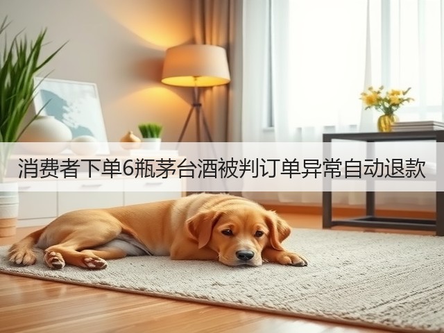 消费者下单6瓶茅台酒被判订单异常自动退款(图4) 消费者下单6瓶茅台酒被判订单异常自动退款(图4)