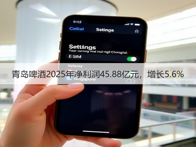 青岛啤酒2025年净利润45.88亿元,增长5.6%(图3) 青岛啤酒2025年净利润45.88亿元,增长5.6%(图3)