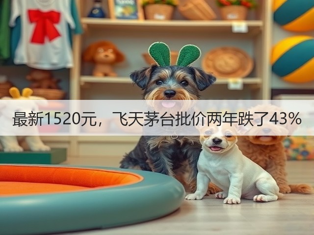最新1520元,飞天茅台批价两年跌了43%(图1) 最新1520元,飞天茅台批价两年跌了43%(图1)