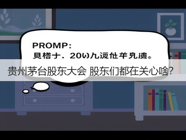 贵州茅台股东大会 股东们都在关心啥?(图3) 贵州茅台股东大会 股东们都在关心啥?(图3)