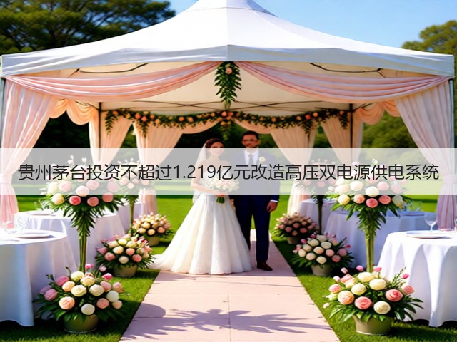 贵州茅台投资不超过1.219亿元改造高压双电源供电系统(图3) 贵州茅台投资不超过1.219亿元改造高压双电源供电系统(图3)