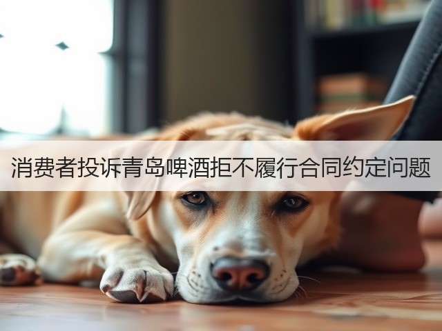 消费者投诉青岛啤酒拒不履行合同约定问题(图1) 消费者投诉青岛啤酒拒不履行合同约定问题(图1)