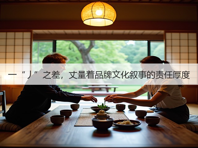 一“丿”之差,丈量着品牌文化叙事的责任厚度(图1) 一“丿”之差,丈量着品牌文化叙事的责任厚度(图1)