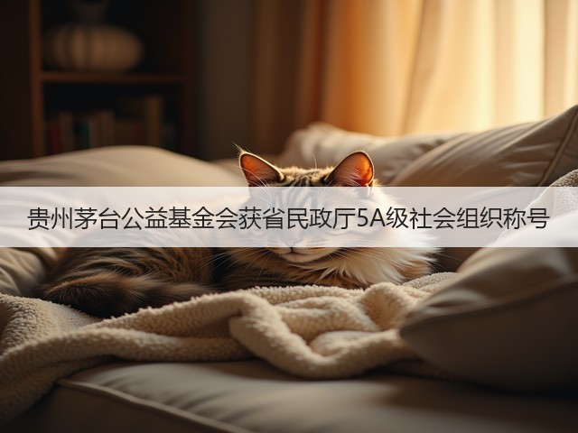 贵州茅台公益基金会获省民政厅5A级社会组织称号(图1) 贵州茅台公益基金会获省民政厅5A级社会组织称号(图1)