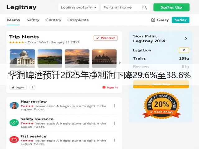华润啤酒预计2025年净利润下降29.6%至38.6%(图1)
