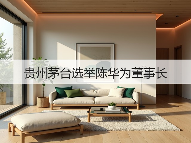 贵州茅台选举陈华为董事长(图3) 贵州茅台选举陈华为董事长(图3)