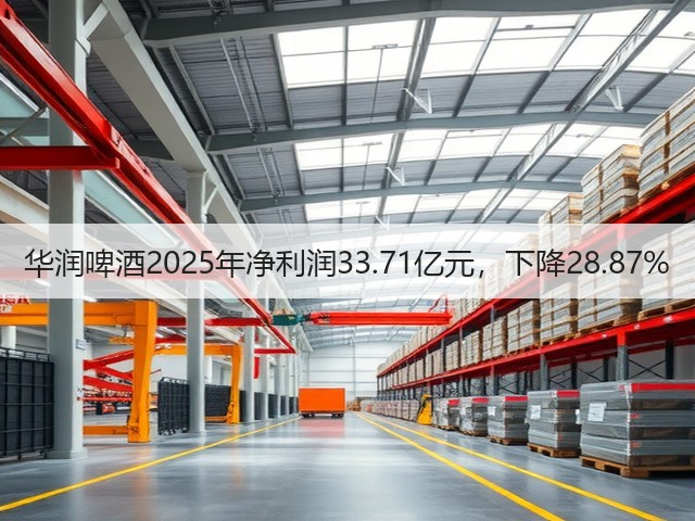 华润啤酒2025年净利润33.71亿元，下降28.87%(图2)