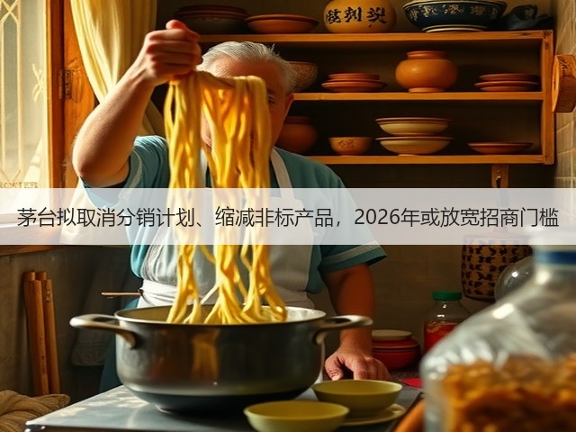 茅台拟取消分销计划、缩减非标产品,2026年或放宽招商门槛(图3) 茅台拟取消分销计划、缩减非标产品,2026年或放宽招商门槛(图3)