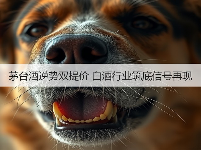 茅台酒逆势双提价 白酒行业筑底信号再现(图3)