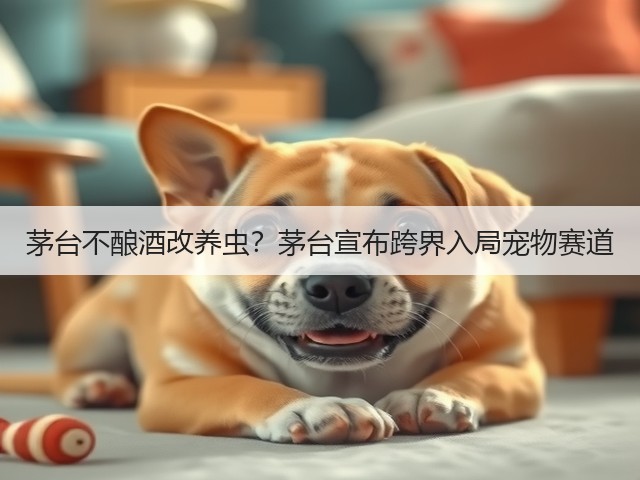 茅台不酿酒改养虫?茅台宣布跨界入局宠物赛道(图1) 茅台不酿酒改养虫?茅台宣布跨界入局宠物赛道(图1)