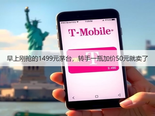 早上刚抢的1499元茅台,转手一瓶加价50元就卖了(图1) 早上刚抢的1499元茅台,转手一瓶加价50元就卖了(图1)