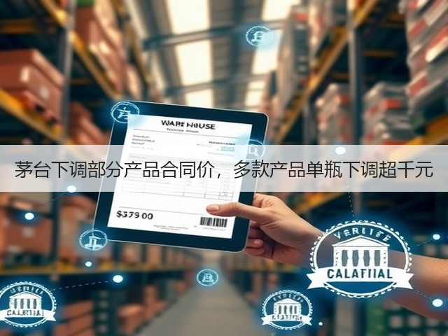 茅台下调部分产品合同价,多款产品单瓶下调超千元(图1) 茅台下调部分产品合同价,多款产品单瓶下调超千元(图1)