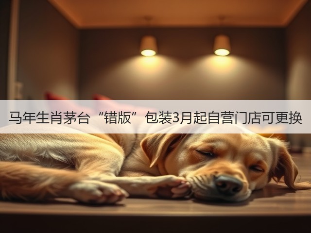 马年生肖茅台“错版”包装3月起自营门店可更换(图2) 马年生肖茅台“错版”包装3月起自营门店可更换(图2)