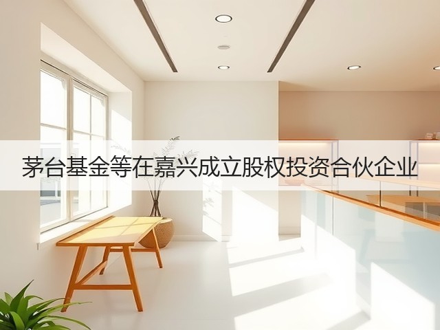 茅台基金等在嘉兴成立股权投资合伙企业(图4)