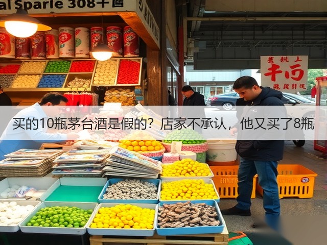 买的10瓶茅台酒是假的？店家不承认，他又买了8瓶(图6)