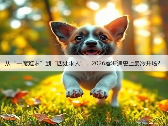 从“一席难求”到“四处求人”,2026春糖遇史上最冷开场?(图3) 从“一席难求”到“四处求人”,2026春糖遇史上最冷开场?(图3)