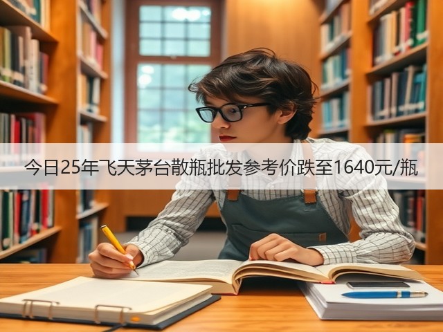 今日25年飞天茅台散瓶批发参考价跌至1640元/瓶(图2)