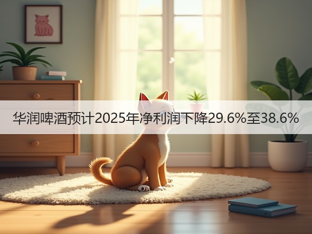 华润啤酒预计2025年净利润下降29.6%至38.6%(图2)