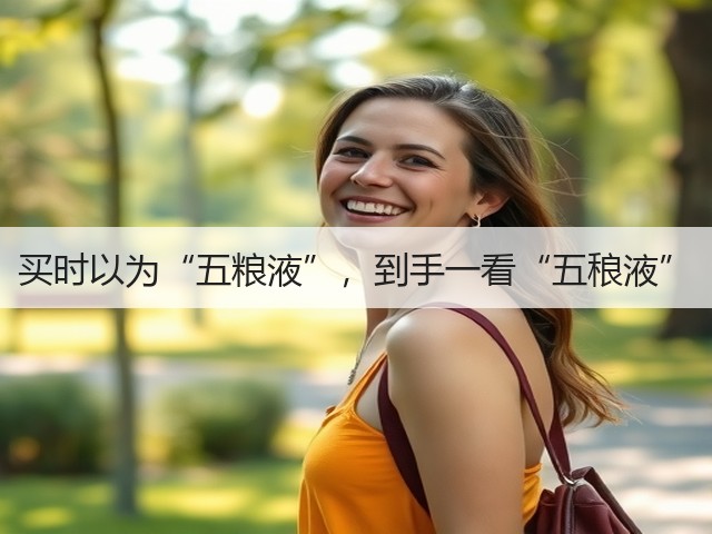 买时以为“五粮液”,到手一看“五稂液”(图1) 买时以为“五粮液”,到手一看“五稂液”(图1)