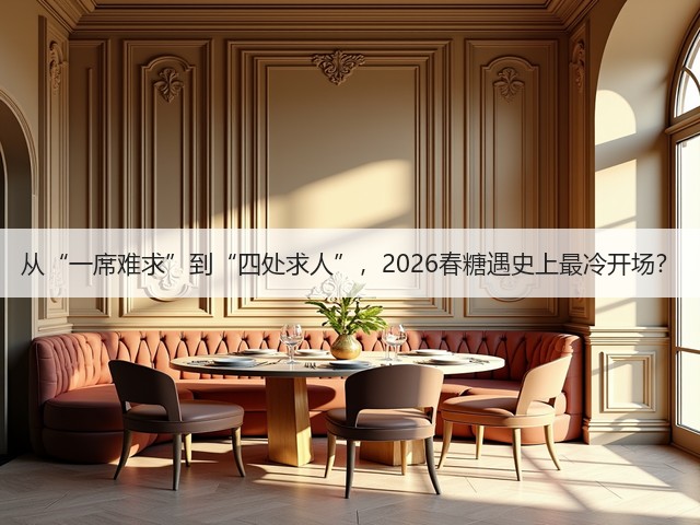 从“一席难求”到“四处求人”,2026春糖遇史上最冷开场?(图2) 从“一席难求”到“四处求人”,2026春糖遇史上最冷开场?(图2)