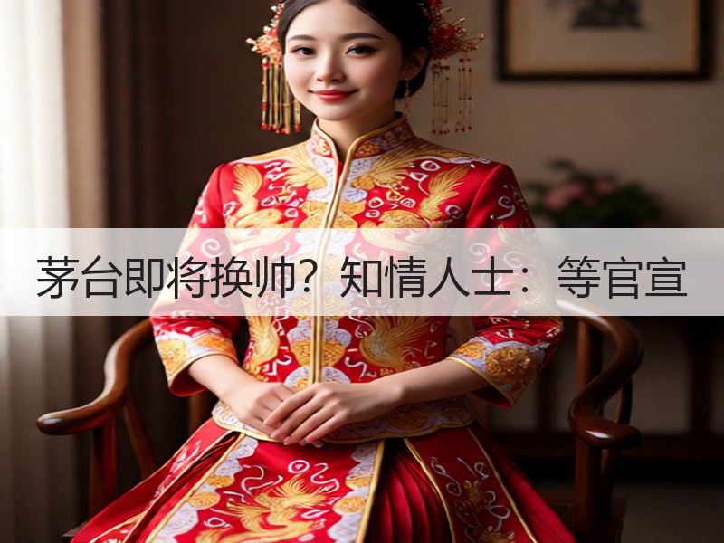 茅台即将换帅？知情人士：等官宣
