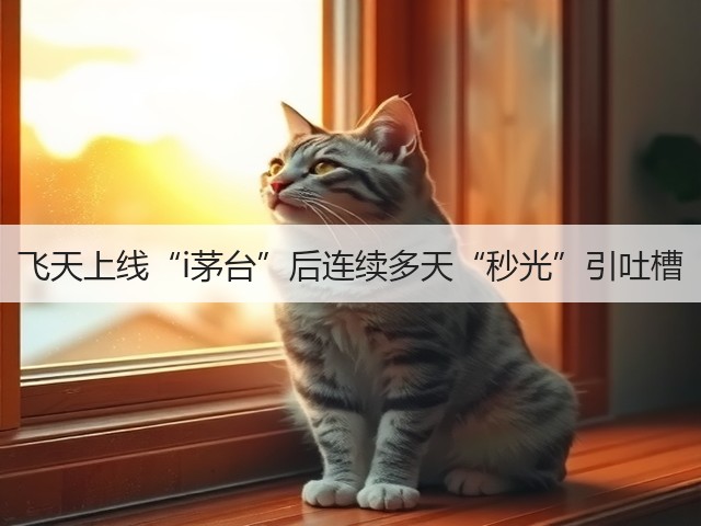 飞天上线“i茅台”后连续多天“秒光”引吐槽(图3)