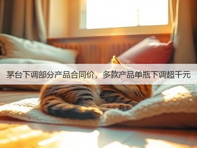 茅台下调部分产品合同价,多款产品单瓶下调超千元(图3) 茅台下调部分产品合同价,多款产品单瓶下调超千元(图3)