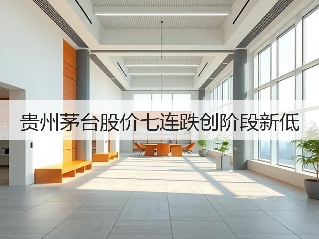 贵州茅台股价七连跌创阶段新低(图3) 贵州茅台股价七连跌创阶段新低(图3)