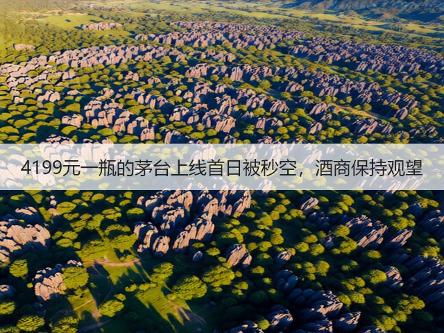 4199元一瓶的茅台上线首日被秒空,酒商保持观望(图3) 4199元一瓶的茅台上线首日被秒空,酒商保持观望(图3)